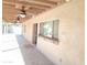 Covered patio features ceiling fans at 2901 W Straford Dr, Chandler, AZ 85224