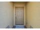 Close-up view of the front door, showcasing the entryway and welcoming facade at 36307 W El Greco St, Maricopa, AZ 85138