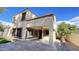 Charming backyard with a covered patio and a spa, perfect for outdoor relaxation and entertaining at 3807 E Latham Ct, Gilbert, AZ 85297