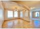 Dining area with bright natural light coming from multiple windows with views of the neighborhood at 3807 E Latham Ct, Gilbert, AZ 85297