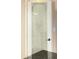 Pantry door with etched frosted glass design at 3807 E Latham Ct, Gilbert, AZ 85297