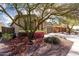 Attractive single-story home with desert landscaping and a lovely green tree at 42207 N 45Th Dr, Phoenix, AZ 85086