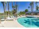 Inviting community pool area featuring ample seating and shady spots at 5122 N 31St Way # 238, Phoenix, AZ 85016