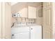 Convenient laundry room with washer and dryer units at 5910 N 86Th St, Scottsdale, AZ 85250