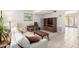 Cozy living room featuring neutral colors and comfortable seating at 5910 N 86Th St, Scottsdale, AZ 85250