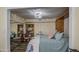 Cozy bedroom with mirrored closet doors and two wooden bookshelves at 654 S 83Rd Way, Mesa, AZ 85208