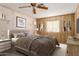 Relaxing bedroom with calming wall color, carpet flooring, and soft, neutral decor at 8103 E Southern Ave # 119, Mesa, AZ 85209