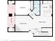 Detailed floor plan of the home's first floor, showcasing the living room, kitchen, and bedroom layout at 10410 N Cave Creek Rd # 2114, Phoenix, AZ 85020