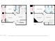 A two-story floor plan featuring a living room, dining area, kitchen, bedrooms, and a second-floor exercise room at 10410 N Cave Creek Rd # 2114, Phoenix, AZ 85020