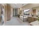 Luxurious bathroom with soaking tub, double vanities, walk-in shower, and stylish fixtures at 12201 N 65Th St, Scottsdale, AZ 85254