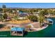 Scenic aerial shot of the playground, lake and picnic spots in the community at 1237 N Kenneth Pl, Chandler, AZ 85226