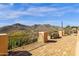 Enjoy scenic outdoor living with this private balcony, brick flooring, and stunning views of the natural landscape at 14675 E Paradise Dr, Fountain Hills, AZ 85268