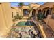 Amazing multi-level pool and waterfall feature create an oasis in the desert at 14675 E Paradise Dr, Fountain Hills, AZ 85268
