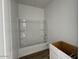Bathroom with new tub, shower and new vanity ready for installation at 15769 W Beryl Ave, Waddell, AZ 85355