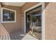 Covered patio offers view of a fenced in pool and outdoor area at 18194 N 59Th Ln, Glendale, AZ 85308