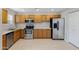 Well-equipped kitchen with stainless steel appliances, ample storage, and functional design at 2715 E Windsor Ave, Phoenix, AZ 85008