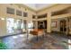 Spacious lobby with slate flooring, recessed lighting, and decorative table at 3830 E Lakewood Pkwy # 2116, Phoenix, AZ 85048