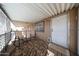Comfortable patio with rocking chairs and outdoor rug, next to front door at 652 S Ellsworth Rd # 92, Mesa, AZ 85208