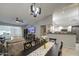 Inviting open-concept living space connects kitchen and living areas with modern decor at 1021 S Greenfield Rd # 1178, Mesa, AZ 85206