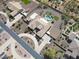 Expansive aerial view of a meticulously landscaped home with a pool and gazebo in the backyard at 14507 W Christy Dr, Surprise, AZ 85379