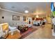 Bright open concept living room, dining area, and kitchen at 14507 W Christy Dr, Surprise, AZ 85379
