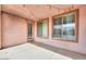Covered back patio with lights at 1629 E Prickly Pear Pl, Casa Grande, AZ 85122