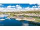 Aerial view of lakefront recreation area at 18322 W Thistle Landing Dr, Goodyear, AZ 85338