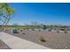 Scenic pond view with lush green lawn and walking path at 25751 S 227Th Way, Queen Creek, AZ 85142