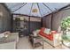 Cozy outdoor lounge area with comfortable seating and stylish decor at 2906 E Nora St, Mesa, AZ 85213