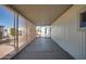 Enjoy outdoor living on this screened patio, perfect for relaxing and entertaining with ample space at 3104 E Broadway Rd -- # 287, Mesa, AZ 85204