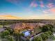 Luxury backyard oasis with pool, patio, mature trees, and privacy in an established neighborhood at 3446 E Knoll St, Mesa, AZ 85213