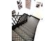 Black and white patterned stairway with overhead artwork at 3446 E Knoll St, Mesa, AZ 85213