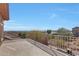 Expansive balcony with desert views, perfect for outdoor living and entertaining with an elegant metal railing at 34714 N 21St Ln, Phoenix, AZ 85086