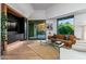 Inviting living room with modern decor, a comfortable sofa, and an open layout at 39877 N 107Th Way, Scottsdale, AZ 85262