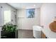 The glass shower features tile walls and a rain shower head at 39877 N 107Th Way, Scottsdale, AZ 85262