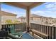 Relaxing balcony with seating offering neighborhood views at 4769 E Thunderheart Trl # 101, Gilbert, AZ 85297