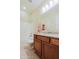 Bathroom features a white shower, bathtub, granite countertop, and modern sink at 6044 E Hodges St, Cave Creek, AZ 85331