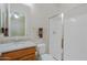 Clean bathroom features a glass-enclosed shower, granite vanity, and modern fixtures at 6044 E Hodges St, Cave Creek, AZ 85331