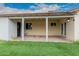 Covered patio provides a perfect space for relaxation and entertaining at 7605 W Avalon Dr, Phoenix, AZ 85033