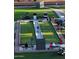 Residents enjoying a game of bocce ball in the recreational area with golf carts nearby at 805 S 82Nd Pl, Mesa, AZ 85208