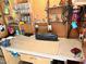 Functional work bench area with storage and organization at 805 S 82Nd Pl, Mesa, AZ 85208