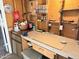 Workbench area with tools, supplies, and organizational elements for hands-on projects at 805 S 82Nd Pl, Mesa, AZ 85208
