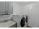 Well-equipped laundry room with modern washer, dryer, and utility sink at 14741 E Mountain Majesty --, Fountain Hills, AZ 85268