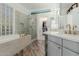The main bathroom features a bathtub, walk-in shower, double vanity, and a walk-in closet at 14741 E Mountain Majesty --, Fountain Hills, AZ 85268