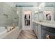 The main bathroom features a bathtub, walk-in shower, double vanity, and a walk-in closet at 14741 E Mountain Majesty --, Fountain Hills, AZ 85268