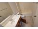 Bright bathroom features a sink and vanity and toilet at 1615 W Hidalgo Ave, Phoenix, AZ 85041