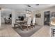 Bright dining area with access to the pool, creating an ideal space for entertaining at 16834 S 20Th Pl, Phoenix, AZ 85048