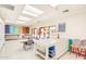 Spacious arts and crafts room with tables, storage, and natural light, perfect for creative activities and community gatherings at 1847 Leisure World --, Mesa, AZ 85206