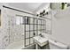Bright bathroom with modern fixtures, a shower-tub combination, and stylish accents at 2045 W Orange Dr, Phoenix, AZ 85015