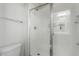 Modern bathroom shower with glass door and chrome fixtures at 21090 E Camina Buena Vis, Queen Creek, AZ 85142